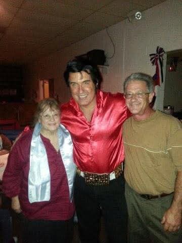 Chuck Ayers Charlotte voice of Elvis and stars and stripes dj services  photo