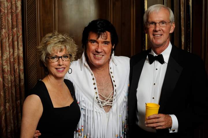 Chuck Ayers Charlotte voice of Elvis and stars and stripes dj services  photo