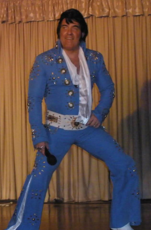 Chuck Ayers Charlotte voice of Elvis and stars and stripes dj services  photo